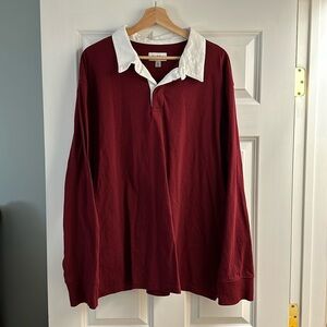 Goodfellow long sleeve polo
